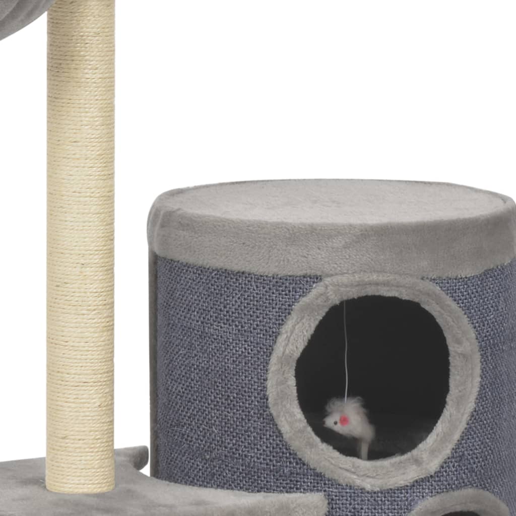 Arbre à chat avec griffoirs en sisal 148 cm - Imagem 6