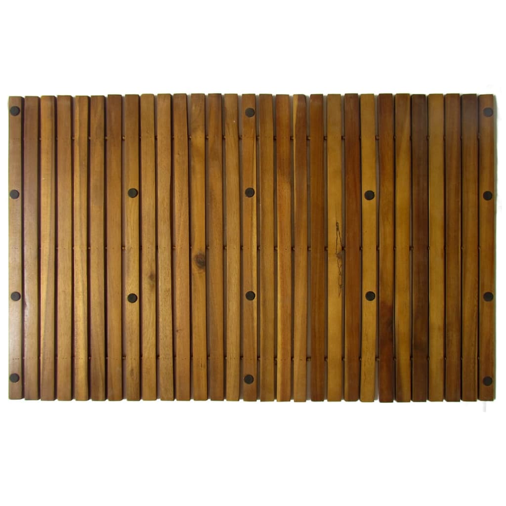 Tapis de bain 2 pcs Acacia 80x50 cm - Imagem 4