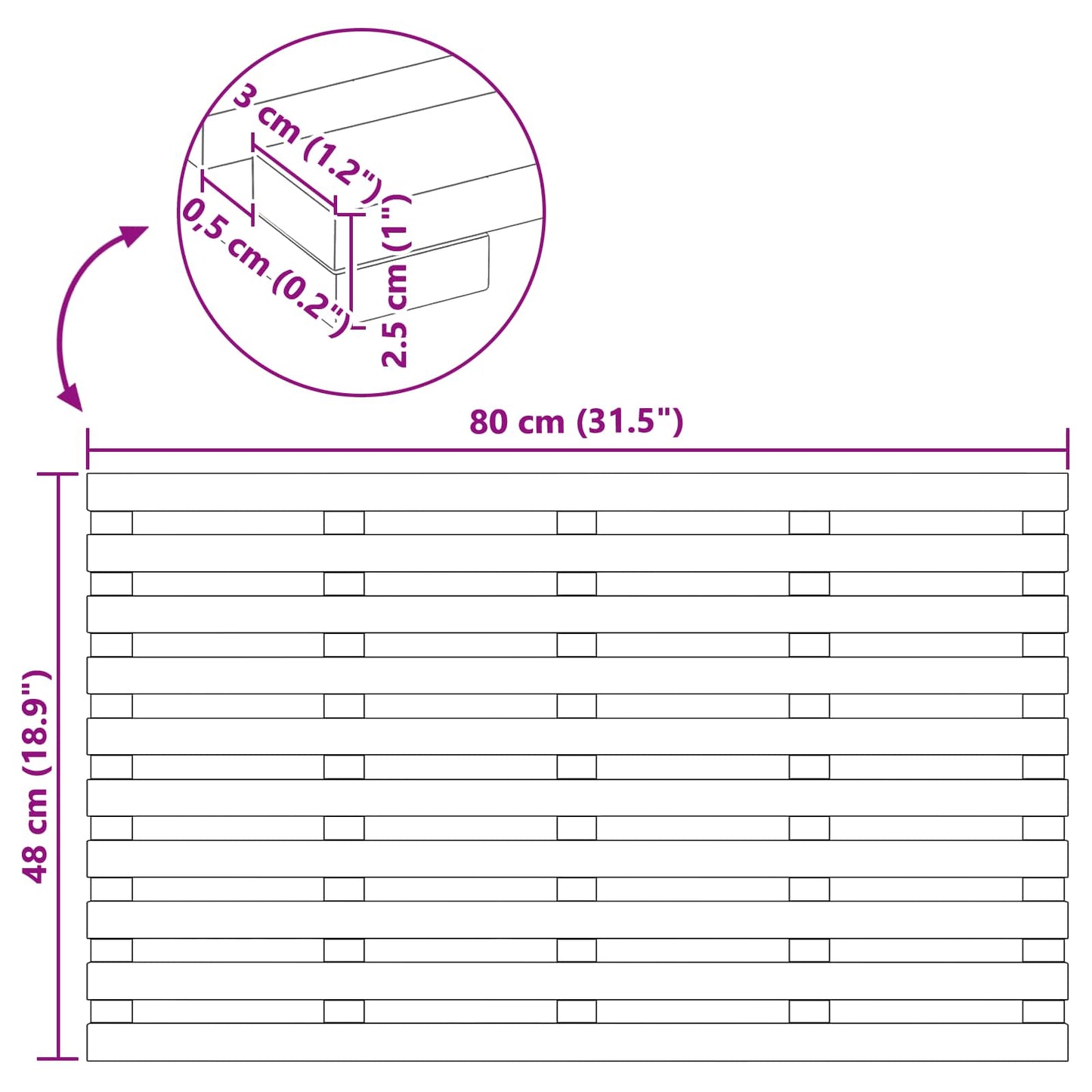 Tapis de bain - Sensuri Maison