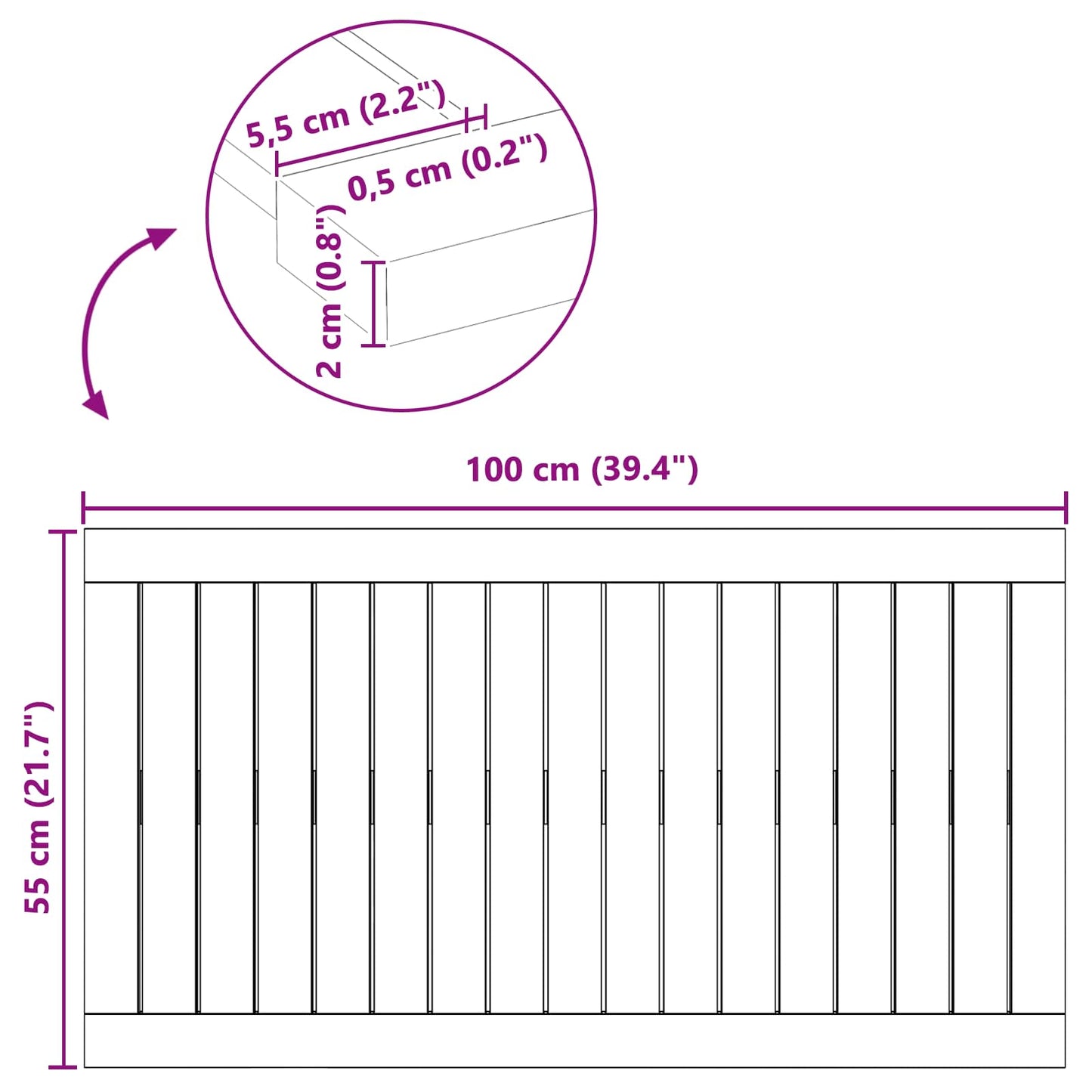 Tapis de bain Uni bois - Imagem 18