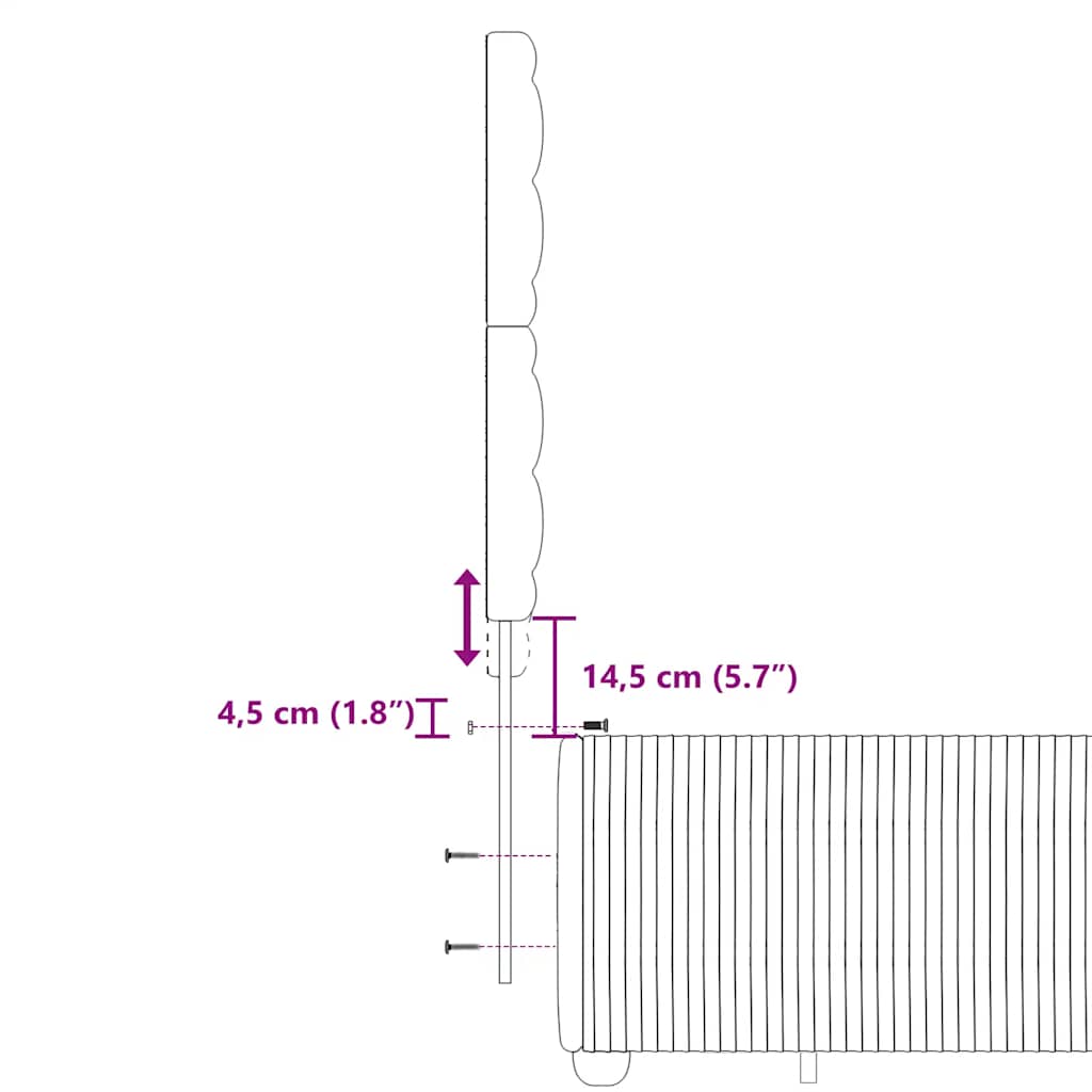 Sommier à lattes de lit avec matelas 200x200 cm Tissu - Imagem 13