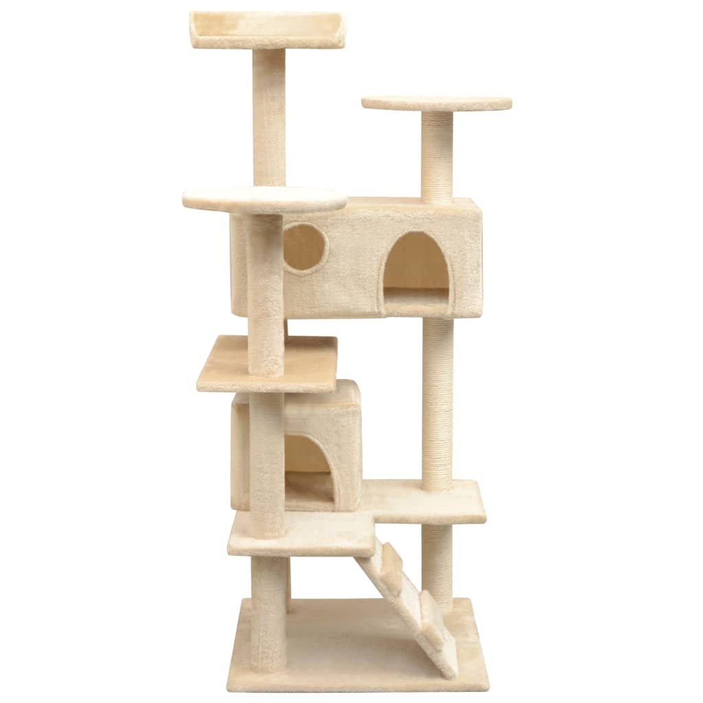Arbre à chat avec griffoirs en sisal 125 cm - Imagem 2