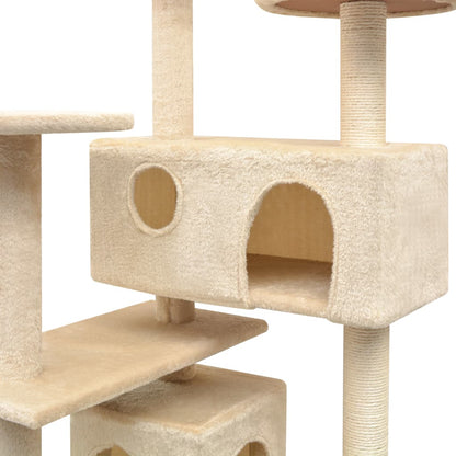 Arbre à chat avec griffoirs en sisal 125 cm - Imagem 3