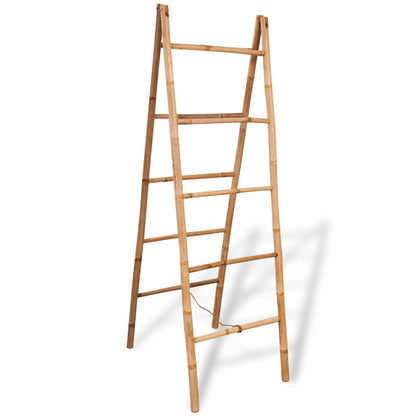 Porte-serviette double avec 5 barreaux Bambou 50 x 160 cm - Imagem 2