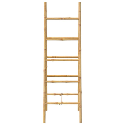 Porte-serviette double avec 5 barreaux Bambou 50 x 160 cm - Imagem 5