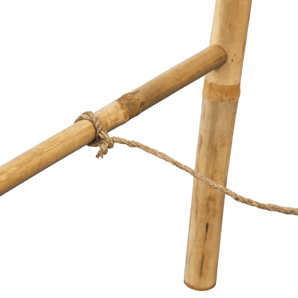 Porte-serviette double avec 5 barreaux Bambou 50 x 160 cm - Imagem 8