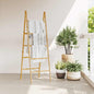 Porte-serviette double avec 5 barreaux Bambou 50 x 160 cm - Imagem 1