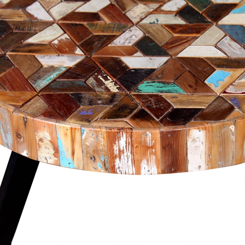 Ensemble de table basse 3 pièces Bois de récupération massif - Imagem 7