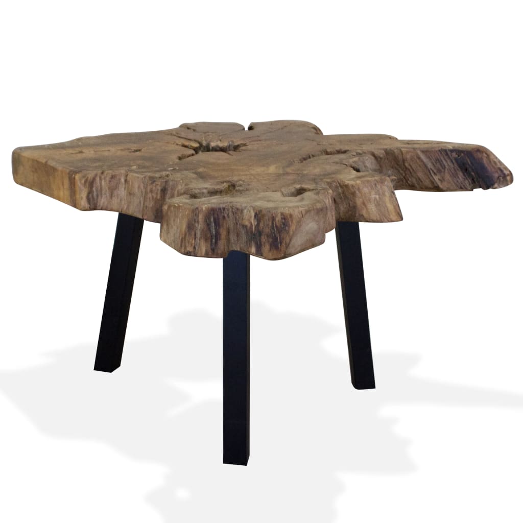 Table basse Teck authentique 80x70x38 cm - Imagem 2