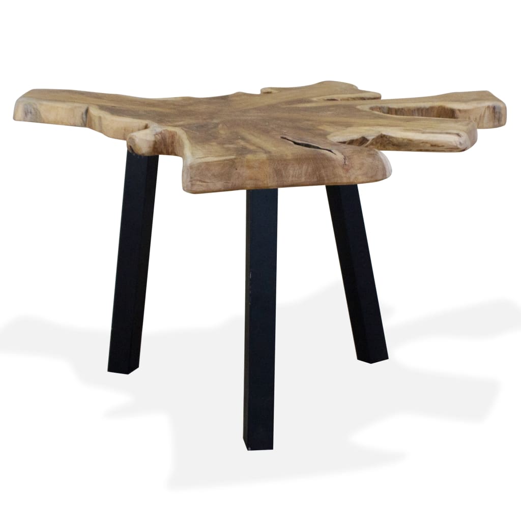 Table basse Teck authentique 80x70x38 cm - Imagem 3