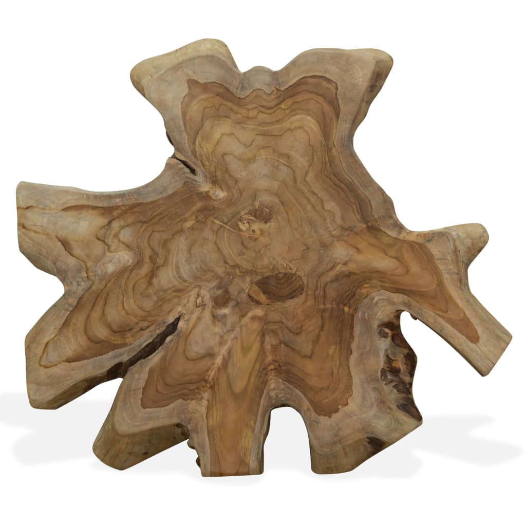 Table basse Teck authentique 80x70x38 cm - Imagem 6