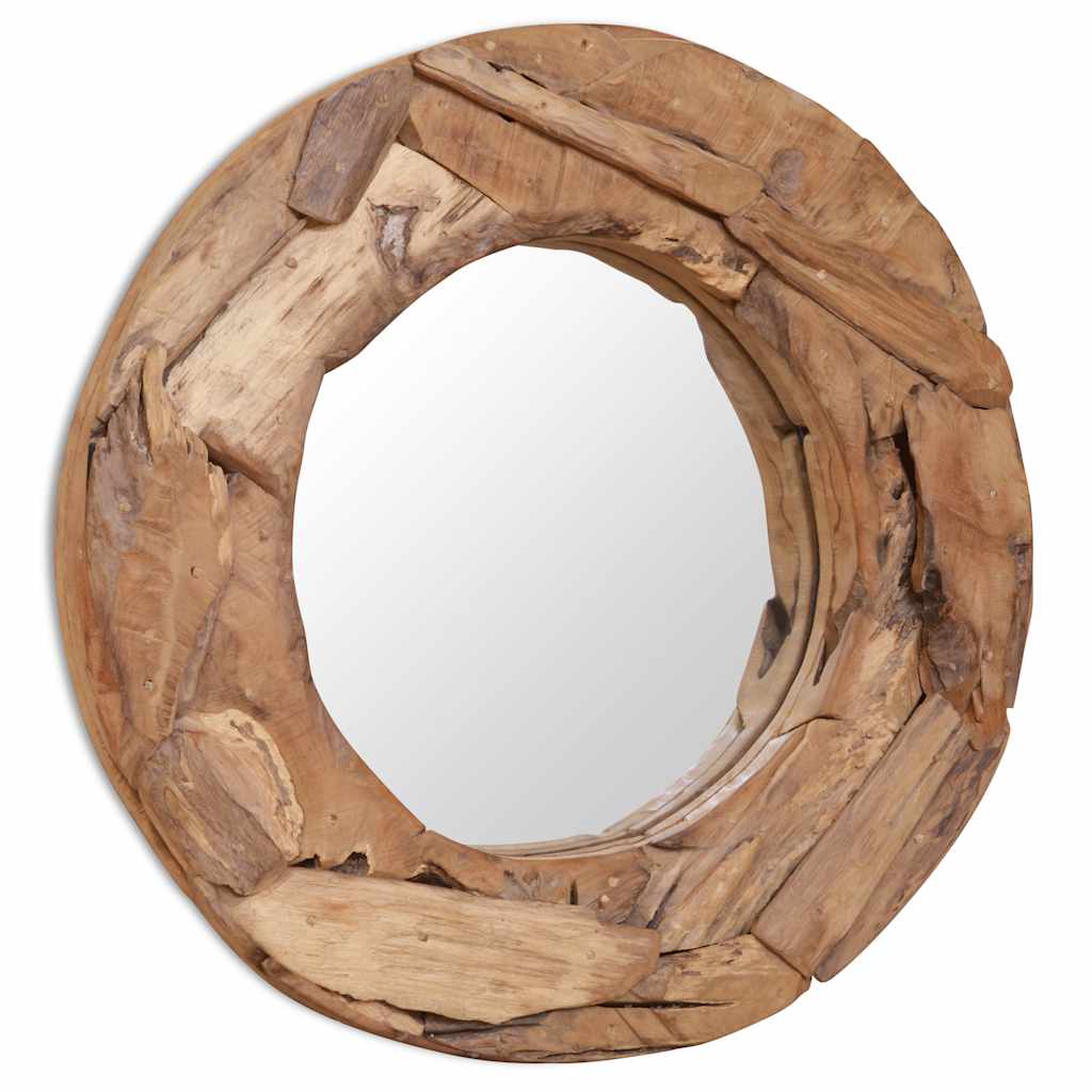 Miroir décoratif Teck  Rond - Imagem 1