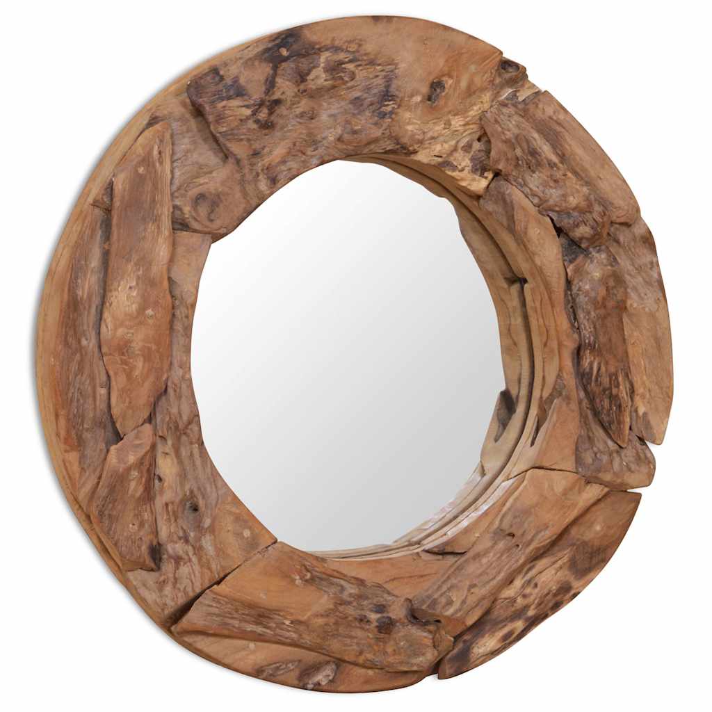 Miroir décoratif Teck  Rond - Imagem 3