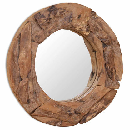 Miroir décoratif Teck  Rond - Imagem 3