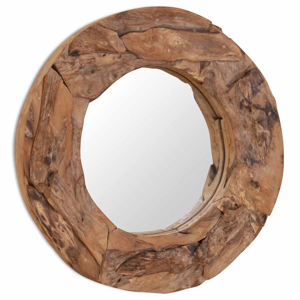 Miroir décoratif Teck  Rond - Imagem 4