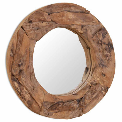 Miroir décoratif Teck  Rond - Imagem 4