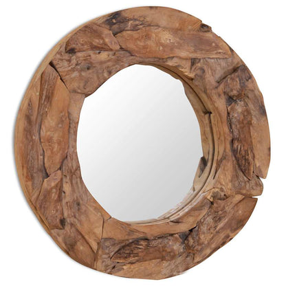 Miroir décoratif Teck  Rond - Imagem 5