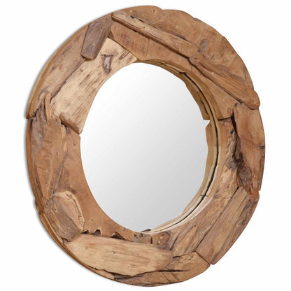 Miroir décoratif Teck  Rond - Imagem 10
