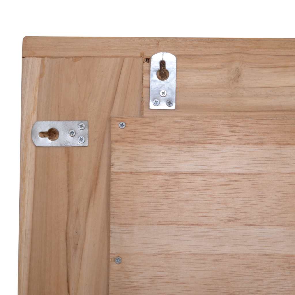 Miroir décoratif Teck 60x60 cm Carré