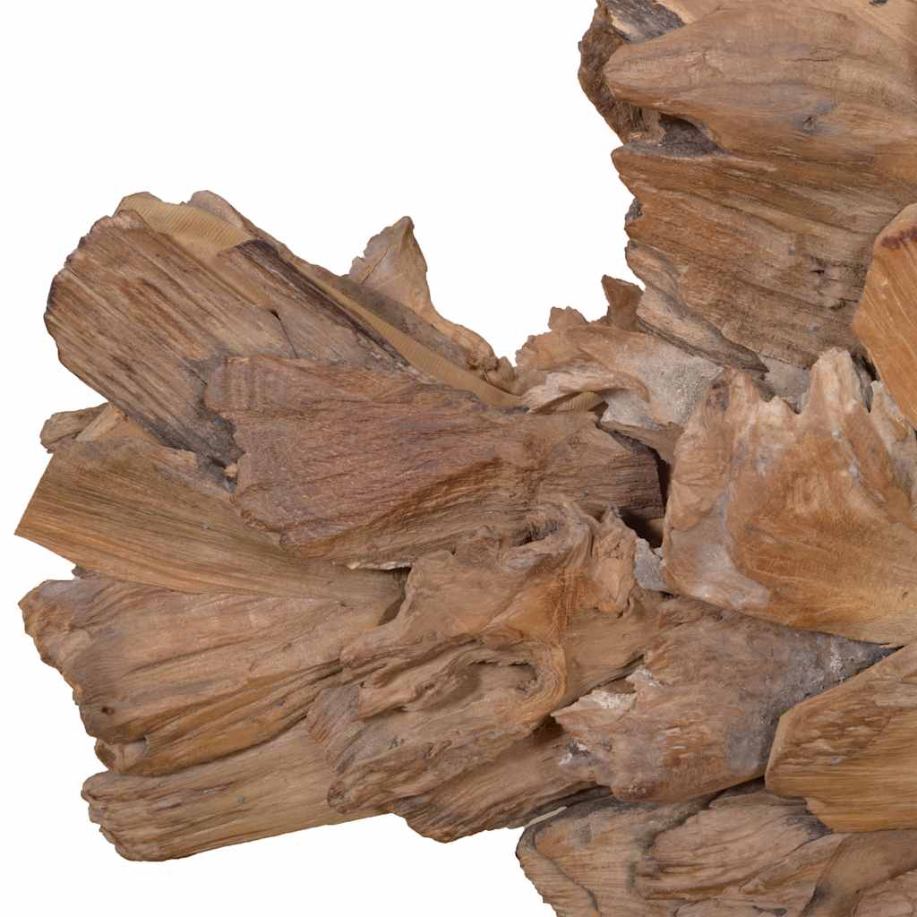 Sculpture de poisson teck 40x12x57 cm - Imagem 8