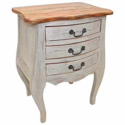 Table de chevet bois d'acajou massif 48x35x64 cm - Imagem 2