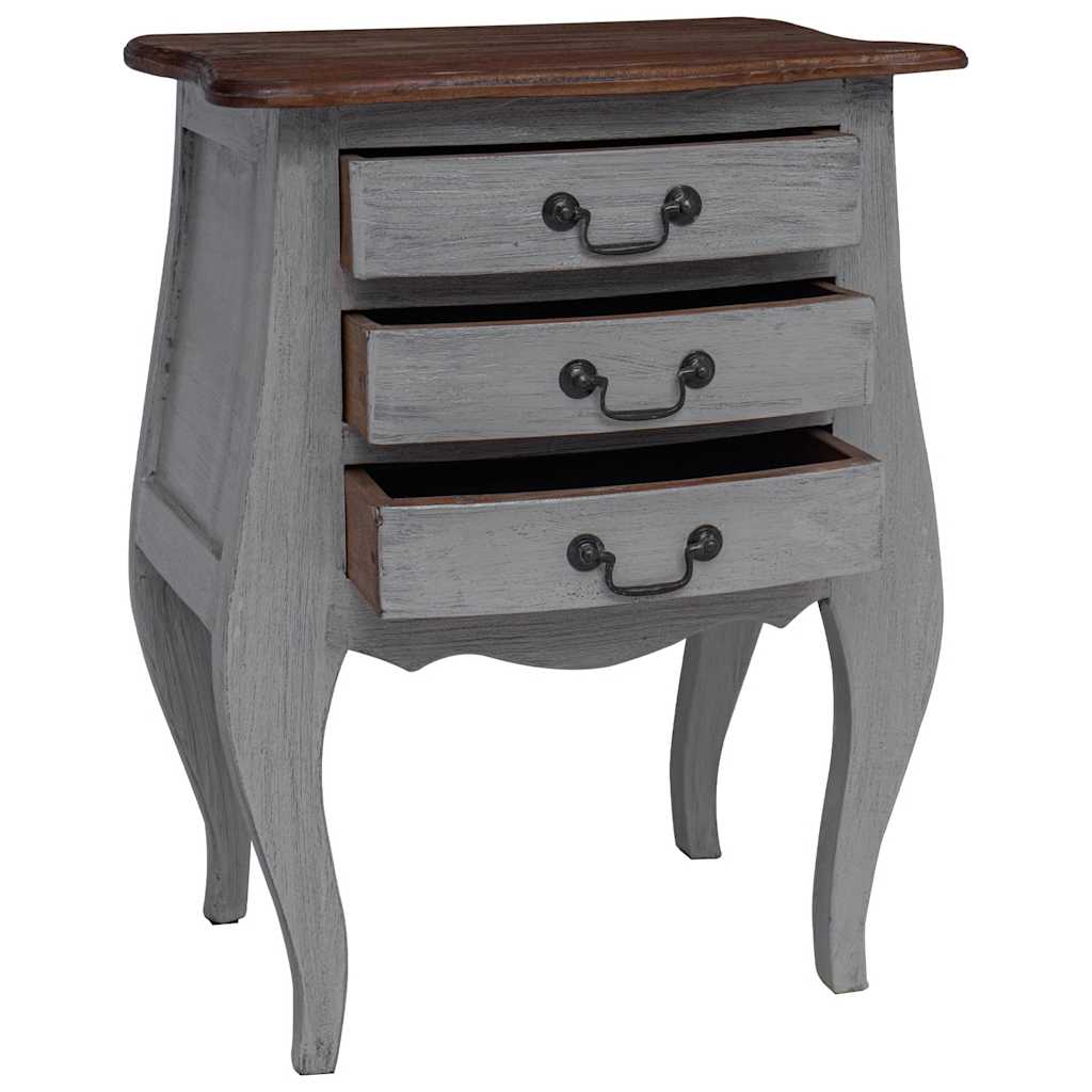 Table de chevet bois d'acajou massif 48x35x64 cm - Imagem 4