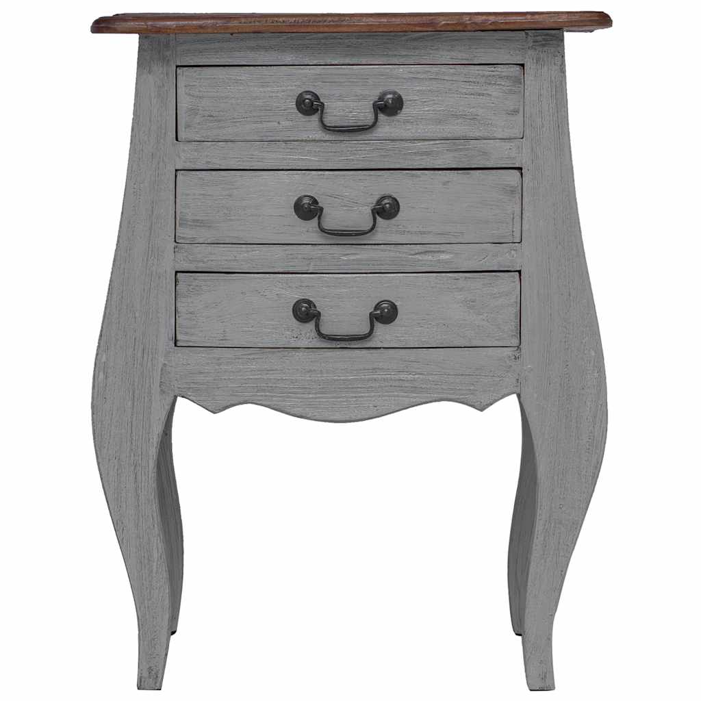 Table de chevet bois d'acajou massif 48x35x64 cm - Imagem 5