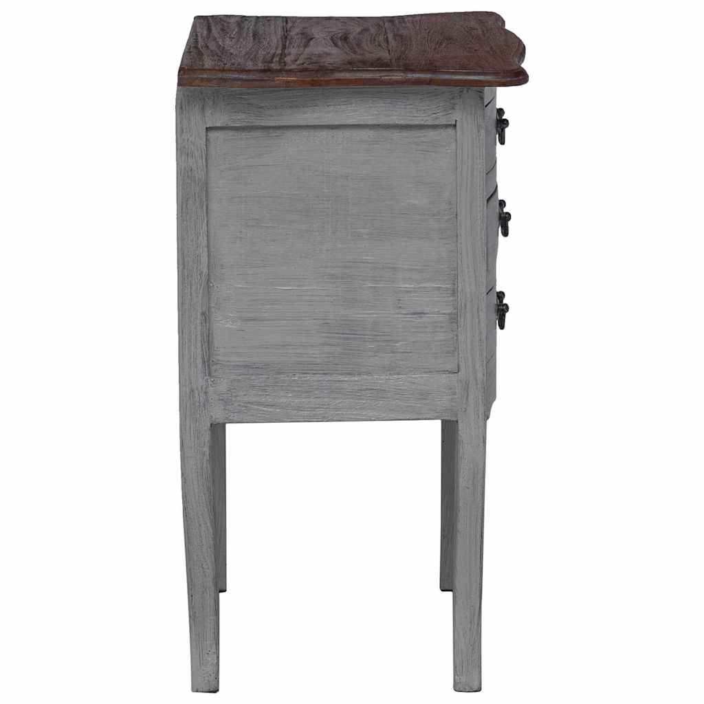 Table de chevet bois d'acajou massif 48x35x64 cm - Imagem 6