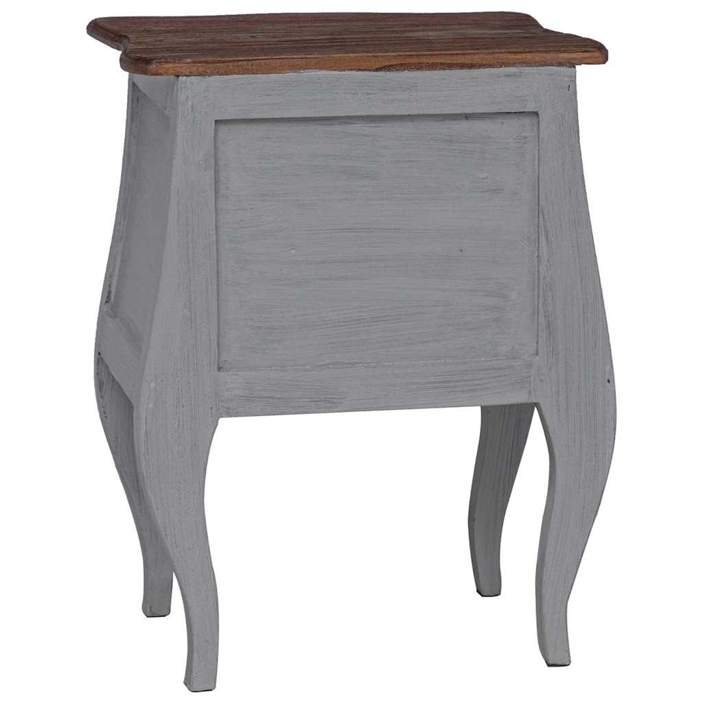 Table de chevet bois d'acajou massif 48x35x64 cm - Imagem 7