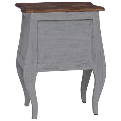 Table de chevet bois d'acajou massif 48x35x64 cm - Imagem 7