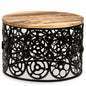 Table basse Bois de manguier massif 60x40 cm - Imagem 1