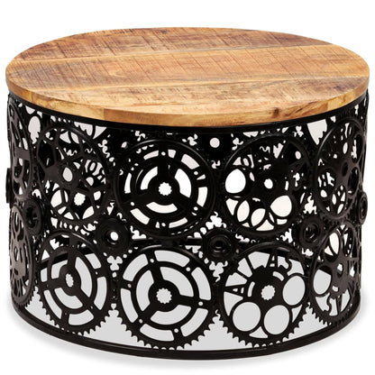 Table basse Bois de manguier massif 60x40 cm - Imagem 3