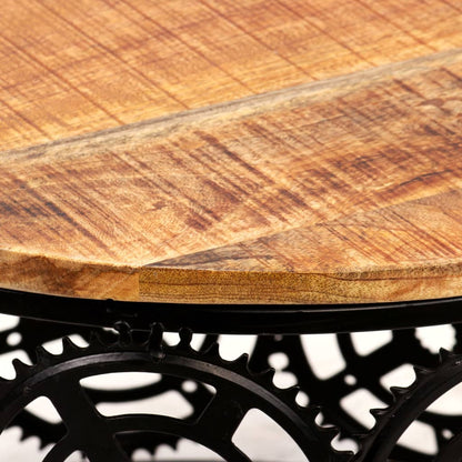 Table basse Bois de manguier massif 60x40 cm - Imagem 4