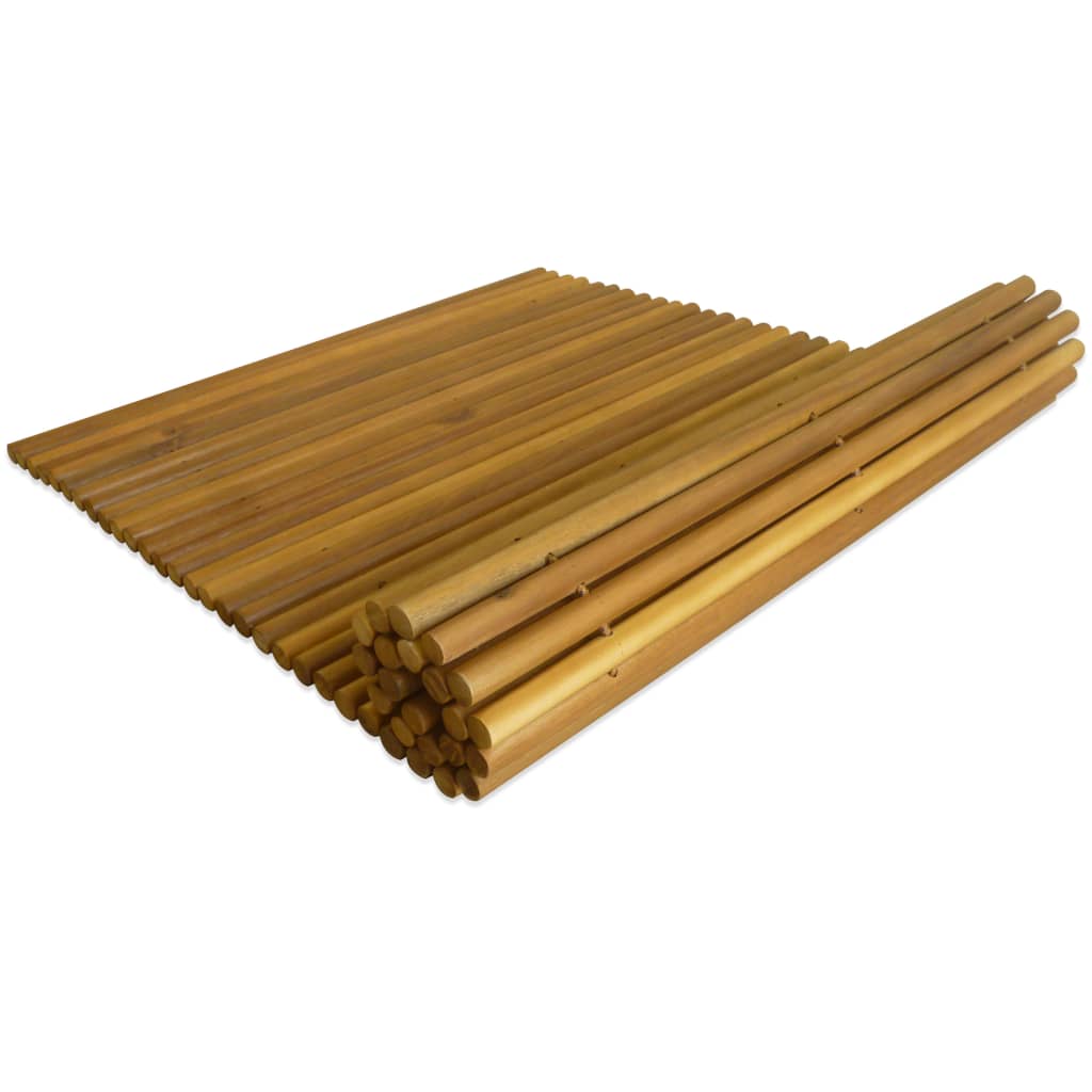 Tapis de salle de bain Bois d'acacia 80 x 50 cm - Imagem 2