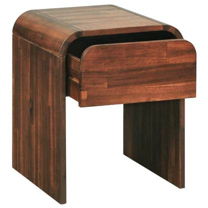 Table de chevet 41,5 x 42 x 52 cm Bois d'acacia solide - Imagem 4