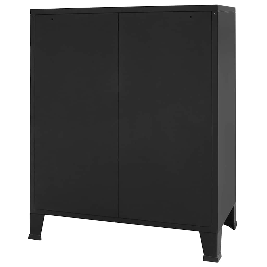 Commode à tiroirs Métal Style Industriel 78x40x93 cm - Imagem 6