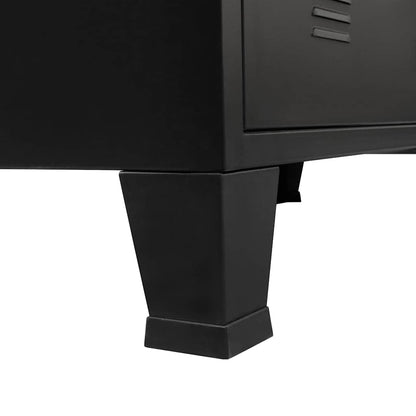 Commode à tiroirs Métal Style Industriel 78x40x93 cm - Imagem 10