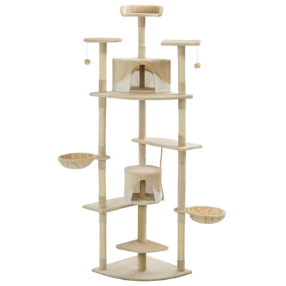 Arbre à chat avec griffoirs en sisal   et Blanc - Imagem 2