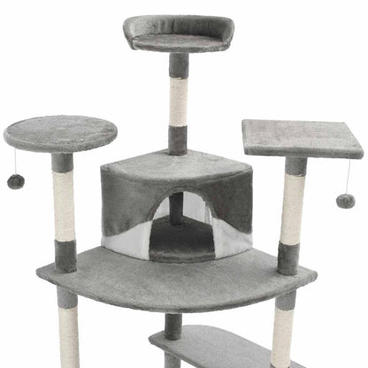 Arbre à chat avec griffoirs en sisal   et Blanc - Imagem 16