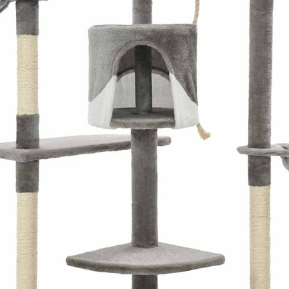 Arbre à chat avec griffoirs en sisal   et Blanc - Imagem 17