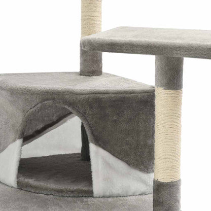 Arbre à chat avec griffoirs en sisal   et Blanc - Imagem 18