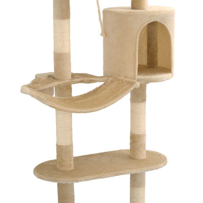 Arbre à chat avec griffoirs en sisal Montage mural 194 cm - Imagem 7