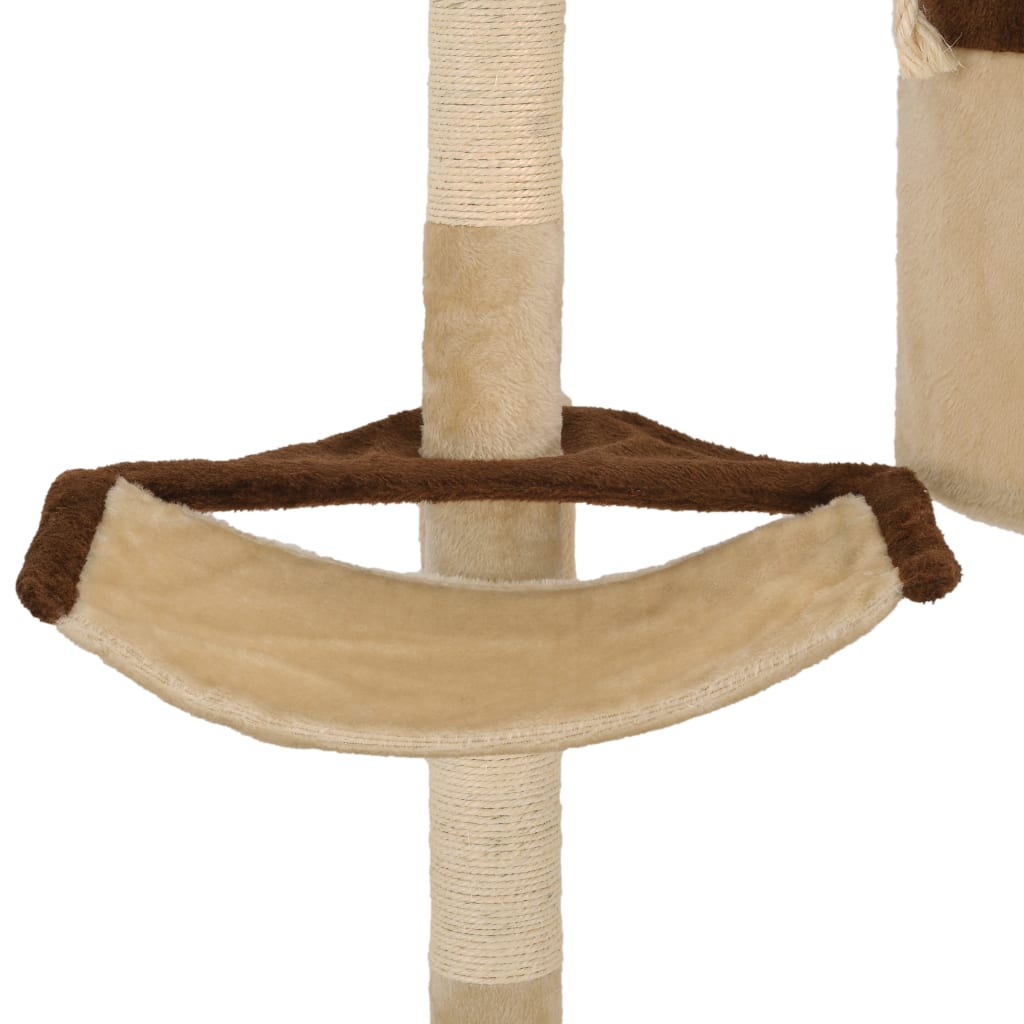 Arbre à chat avec griffoirs en sisal Montage mural 194 cm - Imagem 17