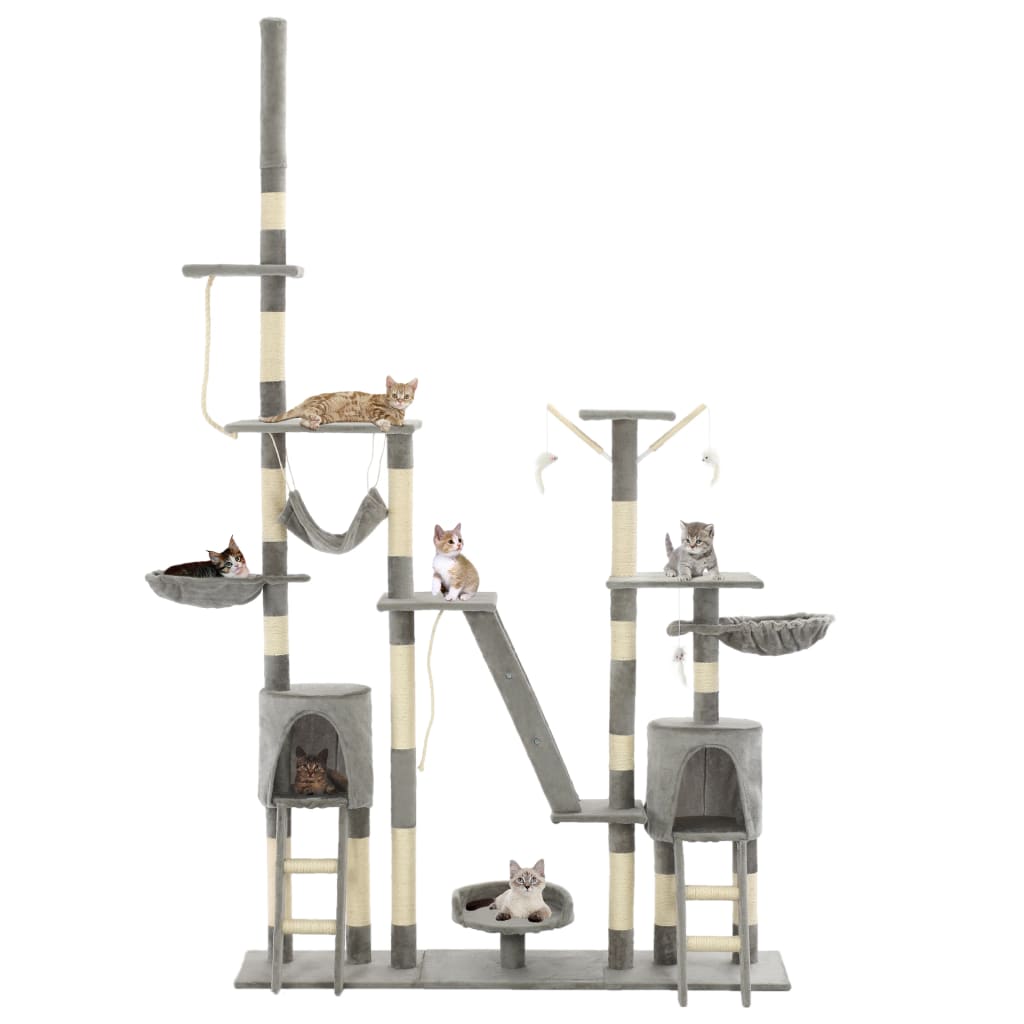 Arbre à chat avec griffoirs en sisal 230-250 cm - Imagem 16