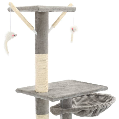 Arbre à chat avec griffoirs en sisal 230-250 cm - Imagem 19