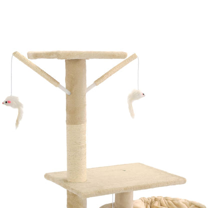 Arbre à chat avec griffoirs en sisal 230-250 cm - Imagem 5