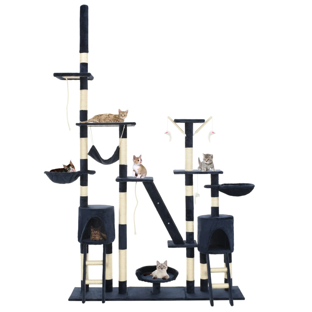 Arbre à chat avec griffoirs en sisal 230-250 cm - Imagem 9