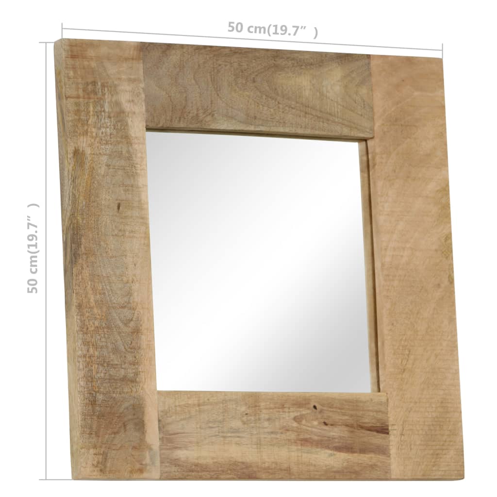 Miroir Bois de manguier massif - Sensuri Maison