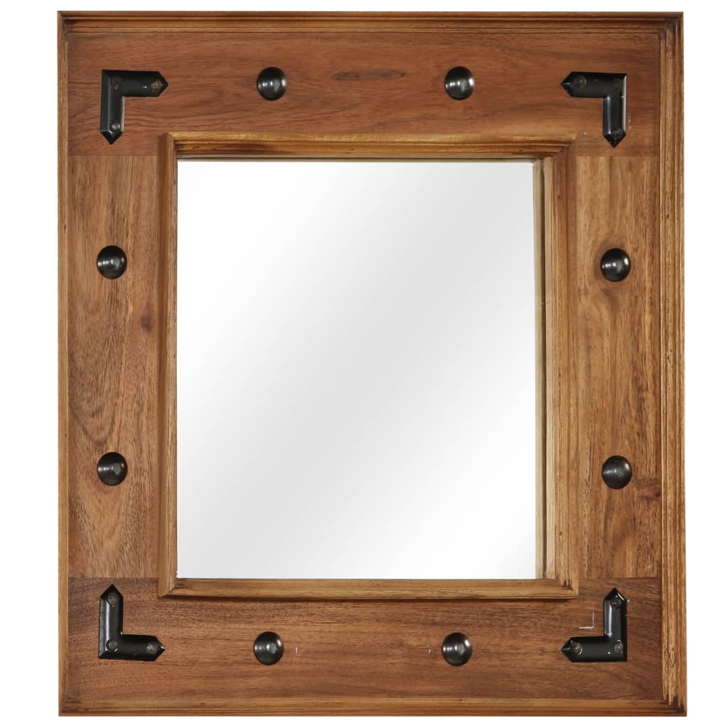 Miroir Bois d'acacia massif - Imagem 1
