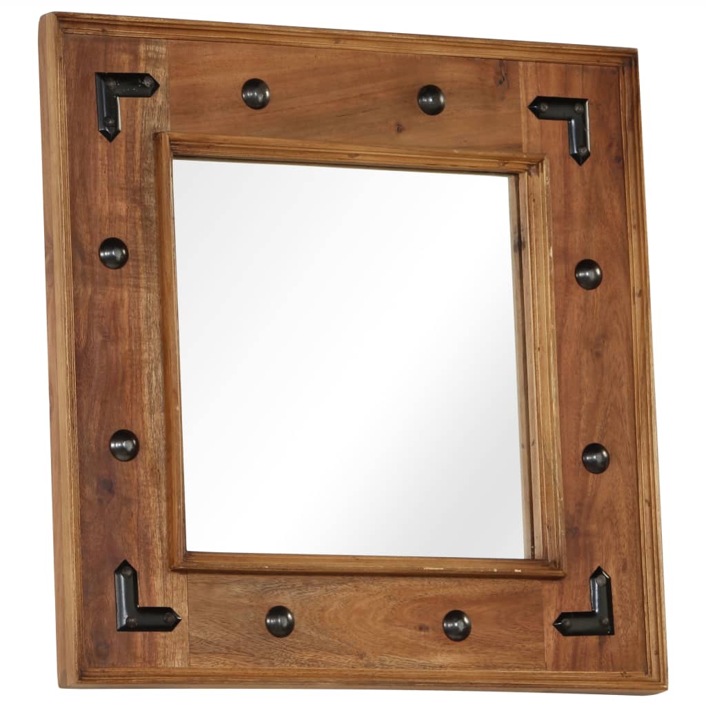 Miroir Bois d'acacia massif - Imagem 2